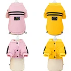 Зимняя теплая куртка-пуховик для кошек и собак; Куртка для средних и маленьких Чихуахуа; Одежда с капюшоном для домашних животных; Толстовка с капюшоном