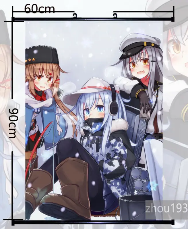 

Аниме Kantai Collection Gangut настенный Свиток Плакат домашний Декор подарок 60*90 см настенный плакат свиток для картины на холсте