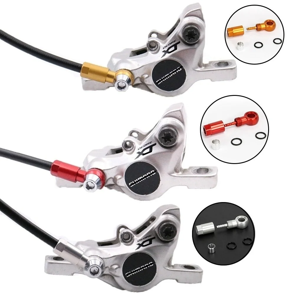 Гидравлические дисковые тормоза комплект трубок оливкового коннектор