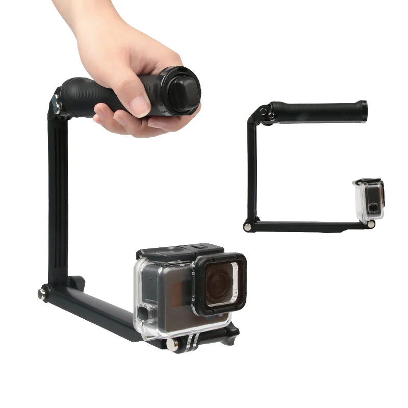 

3 Way Grip Waterproof Monopod Selfie Stick Tripod Stand for GoPro Hero 9 8 7 6 5 4 Yi 4K SJCAM EKEN DJI OSMO Go Pro Accessories