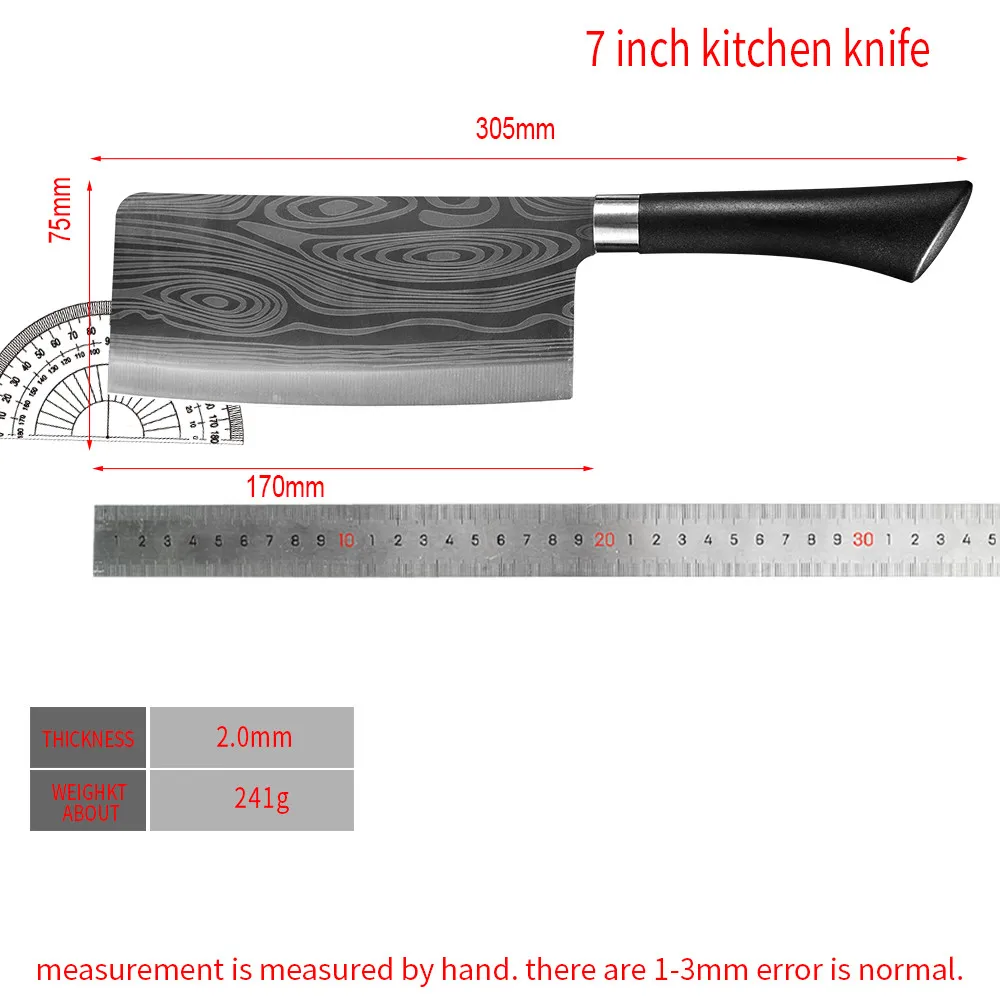 Кухонные ножи 3CR1 из нержавеющей стали дамасский нож шеф-повара 4 китайский