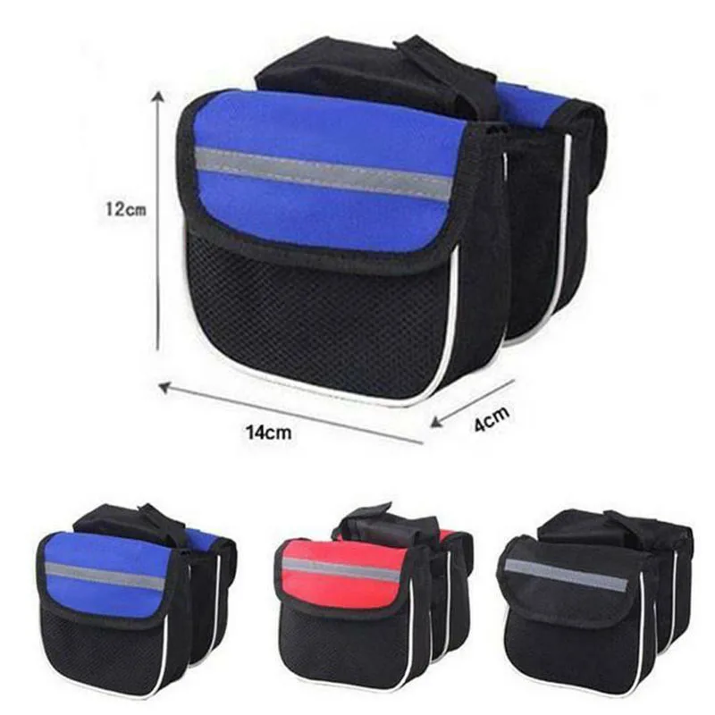 Велосипедная сумка на седло водонепроницаемая велосипедная Рама раму