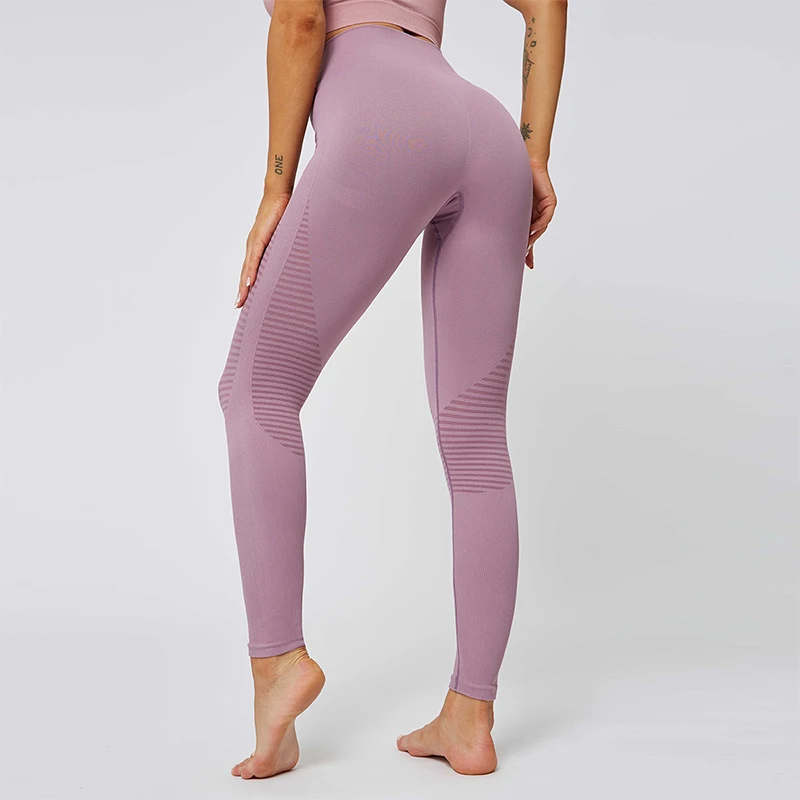 

Fitness Leggings Women Seamless Sport High Waist Scrunch Butt Solid Yoga Pants Gym Femme Training Jogging Leggings