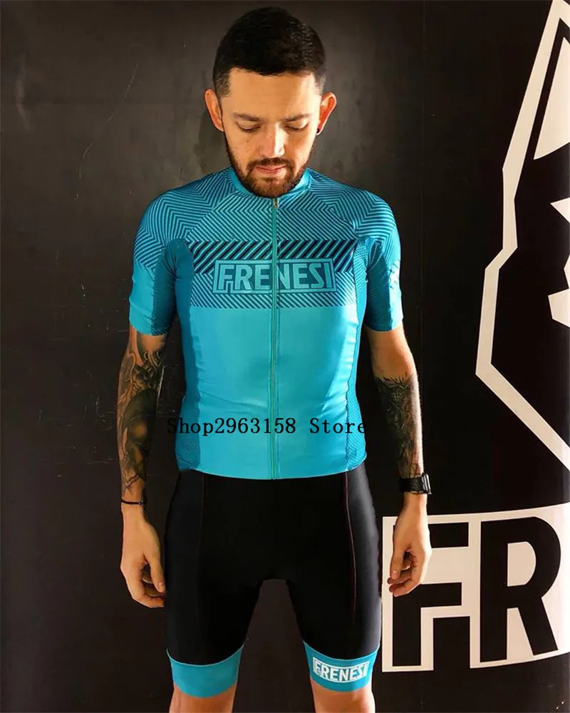 Pro командный триатлонный костюм мужские велосипедные Джерси наборы Skinsuit комбинезон Велосипедное трико Ropa ciclismo комплект гелевая накладка - Цвет: as picture