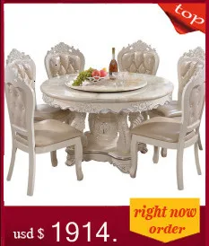 Masa Sandalye Sala De Jantar Esstisch Tafel Redonda Eettafel Tisch обеденный набор европейский стол