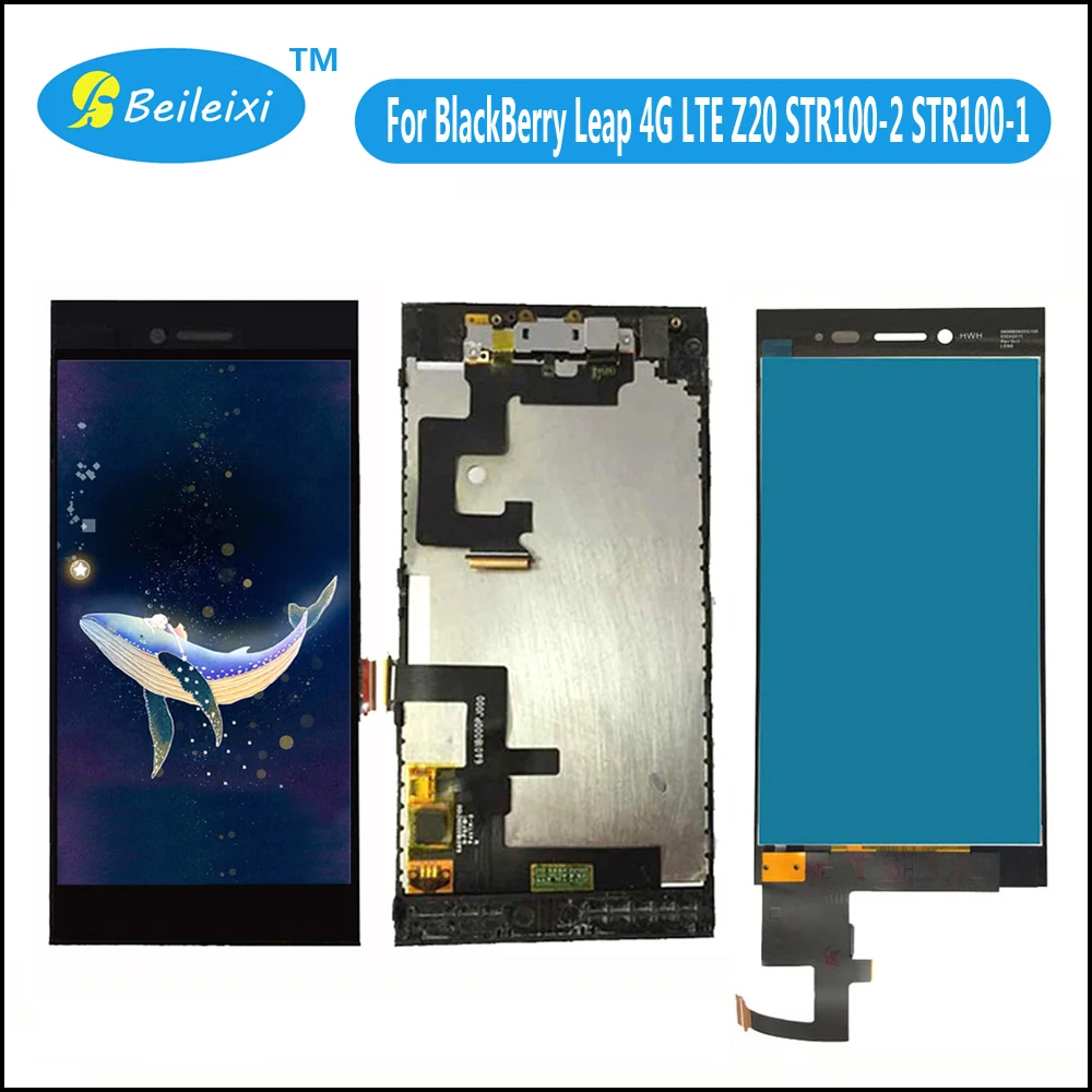 ЖК-дисплей кодирующий преобразователь сенсорного экрана в сборе для BlackBerry Leap 4G LTE