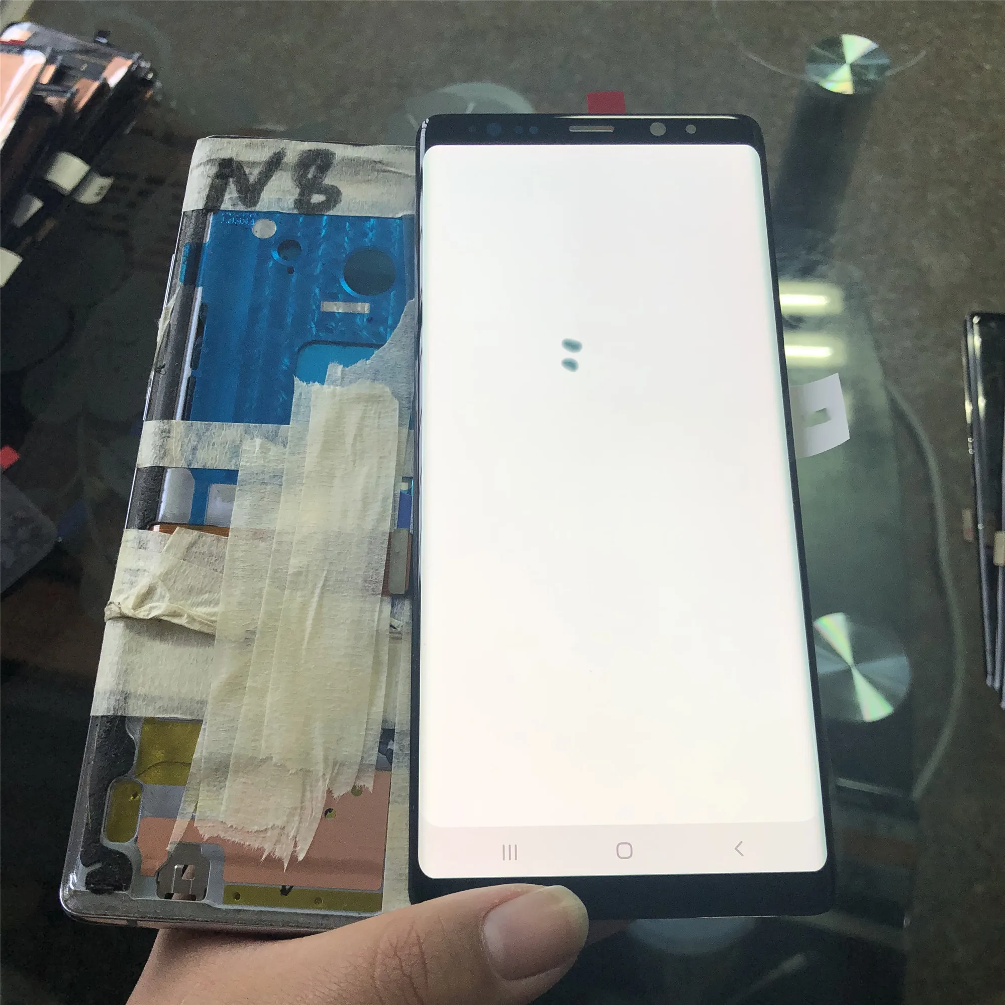 Оригинальный ЖК дисплей 6 3 дюйма для SAMSUNG GALAXY Note8 N9500 N9500F дигитайзер сенсорного