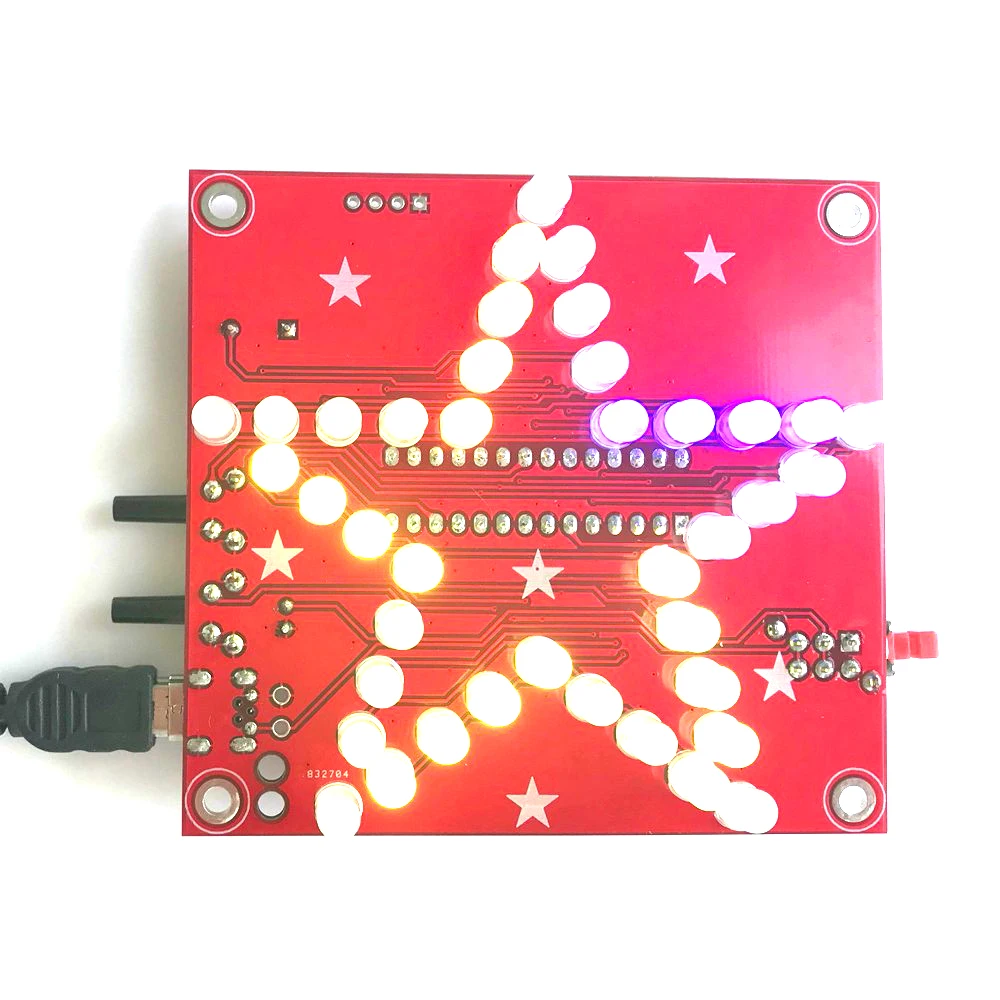 Five-Pointed Star Water Light LED DIY Kit Colorful Glittering Flashing RGB Pentagram | Электронные компоненты и