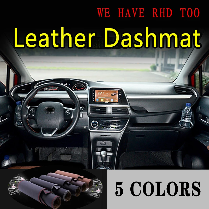

For toyota Sienta g2 2016 2017 2019 2020 Leather Dashmat Dashboard Cover Dash Mat Sunshade Carpet Car Styling auto accessories