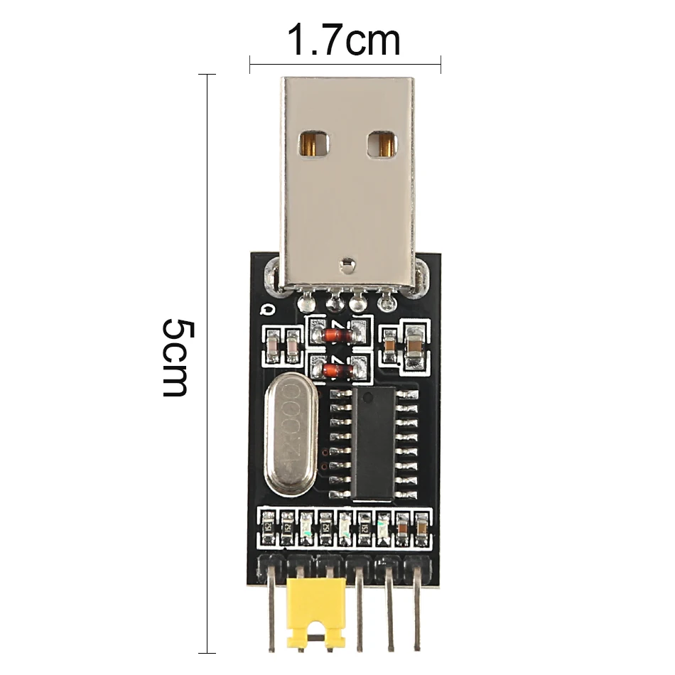 Модуль CH340 с USB на TTL CH340G небольшая пластина для щетки плата микроконтроллера STC
