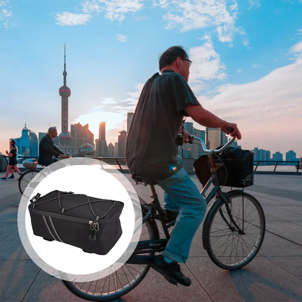 

Многофункциональная сумка на заднее сиденье велосипеда, водонепроницаемая сумка на багажник велосипеда, сумка-карго Pannier, вместительная су...