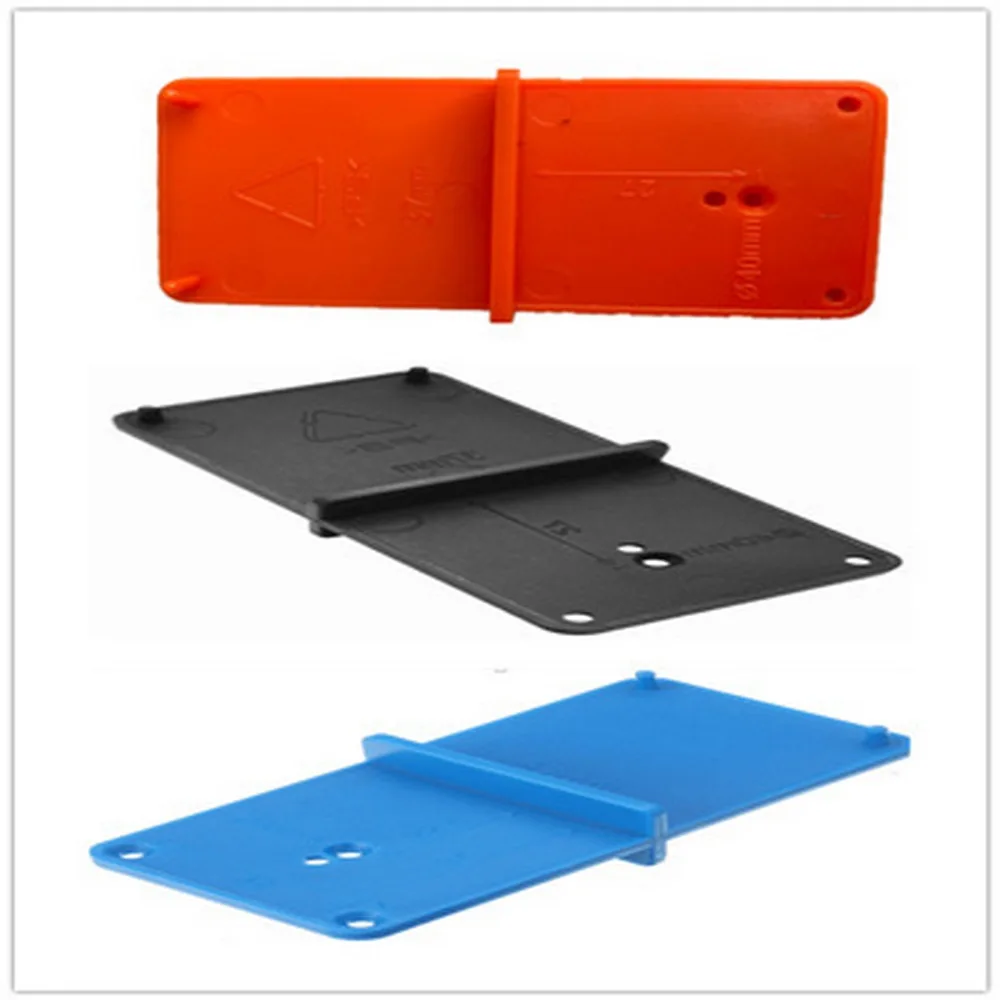 

35mm 40mm Hinge Hole Drill ABS Material Hole Guide Locator Hole Opener Template Door Cabinet DIY Woodworking Hand Tool Set