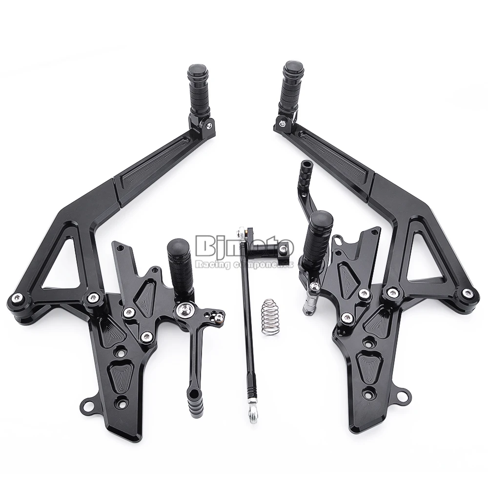 BJMOTO мотоциклетные Запчасти для Kawasaki Ninja 650R ER6F/ER-6N 12-14 мотоциклов гоночные ЧПУ Регулируемые задние комплекты задний комплект подножки