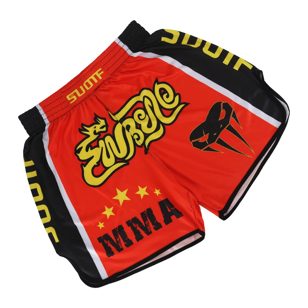 Muay Thai Shorts Kick Boxing Muay Thai Boxing Shorts Boys MMA Men's Fighting Fighting Sportswear Men's Boxing Fitness New Shorts