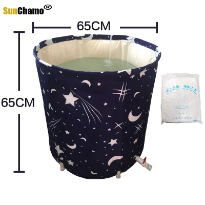 Ванна для взрослых домашняя полноразмерная Складная съемная Удлиняющая ванна