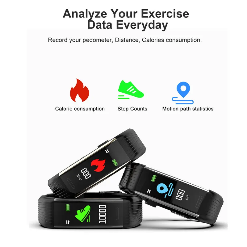 Спортивный смарт-браслет Nennbo R1 фитнес-трекер водонепроницаемые браслеты