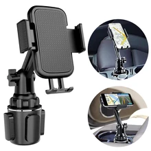 UIGO Car Cup Holder Phone Mount Universal Adjustable Cup Holder with Flexible Long Neck for iPhone 12 Huawei Xiaomi Samsung S10