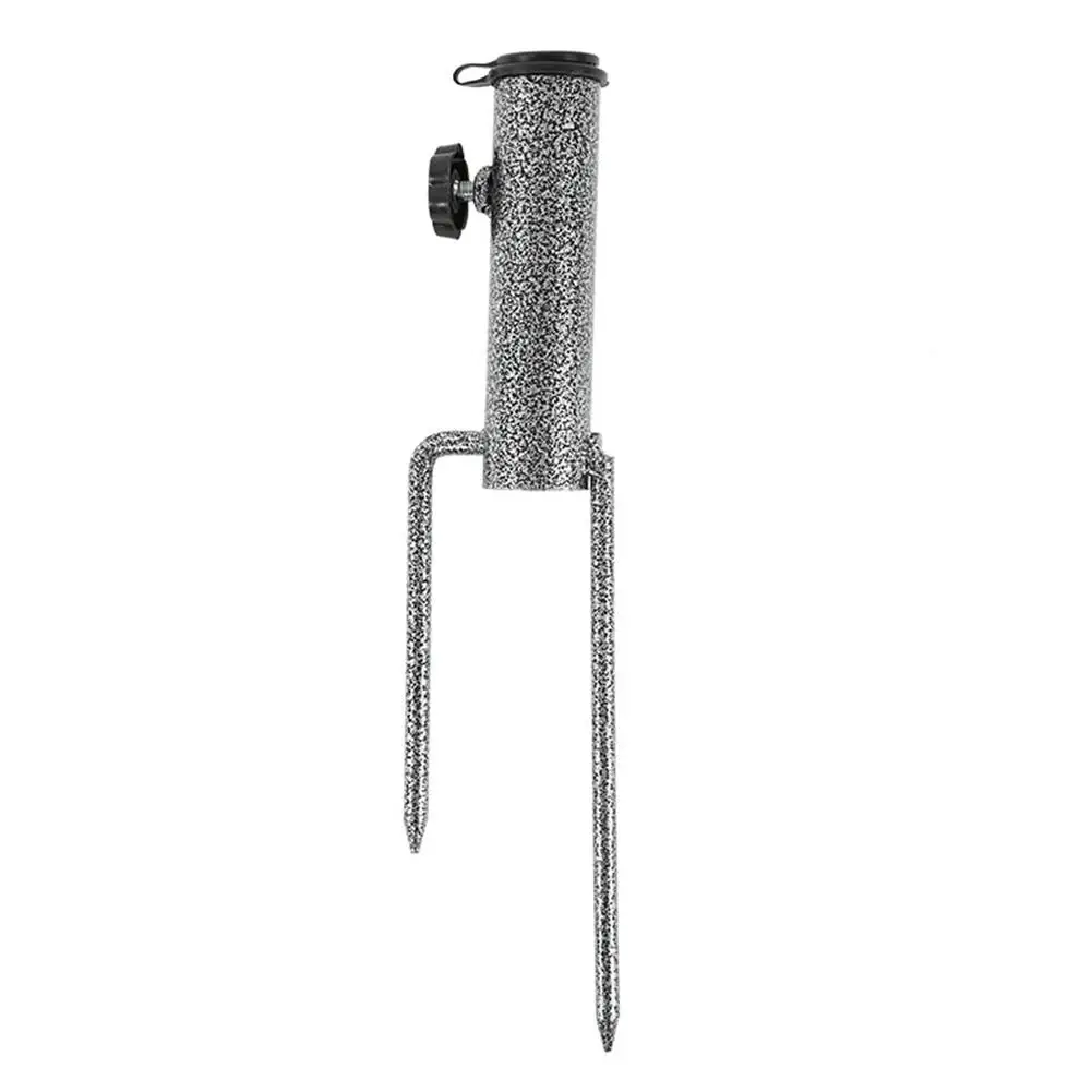 

Patio Umbrella Iron Anchor Beach Umbrella Heavy Duty Metal Ground Grass Auger Holder Stands Outdoor Parasol Base