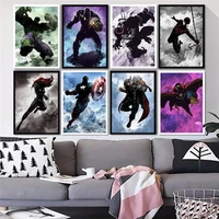 spiderman iron man anime wall art canvas painting nordic poster prints pictures living kids room decor classic marvel superhero