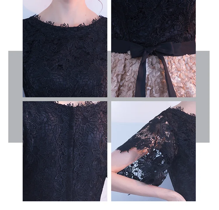 Robe De Soiree Новые двухцветные сексуальные коктейльные платья свадебное платье с аппликациями и открытой спиной Вечерние GownsRobe Vestidos De Coctel