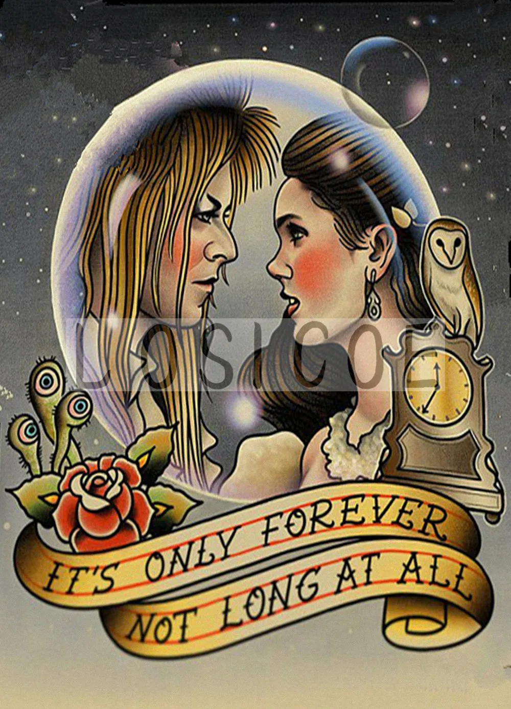 Творчество татуировки узор Винтаж крафт Бумага плакат 30X42 см декоративные