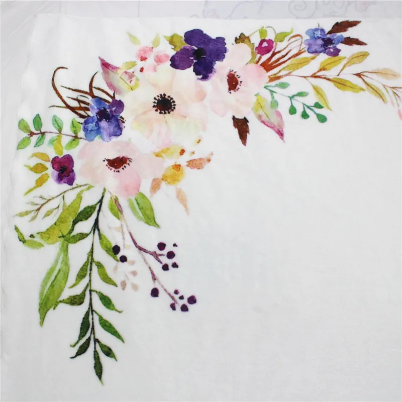 

Baby Milestone Blanket Soft Flannel Cute Infant Play Mats Newborn Photo Prop Baby Background Cloth Kids Bed Room Decor Mat