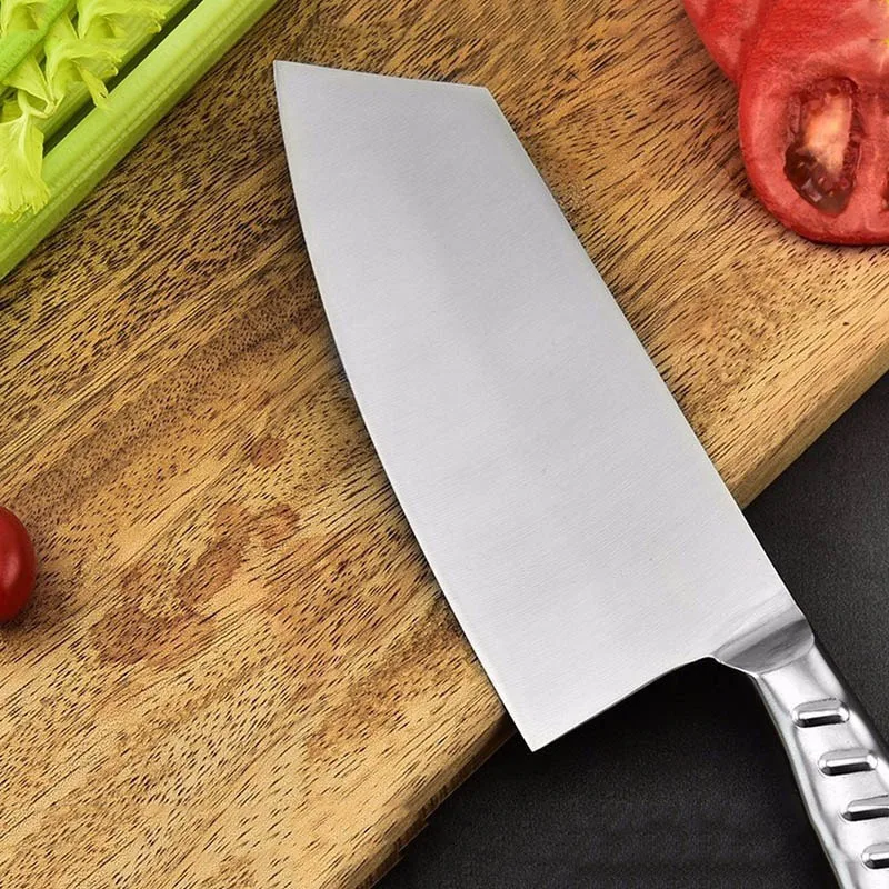 Нож шеф-повара из нержавеющей стали 7 дюймов | Дом и сад