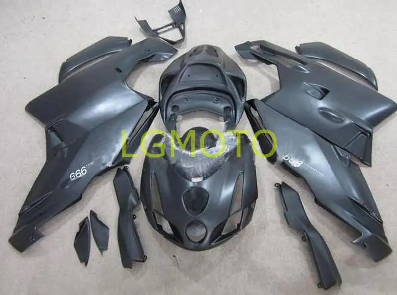 

Injection cowlings bike matte black Fairings kit for NICE Ducati 03 04 749 999s 749s 999 2003 2004 fairing bodywork
