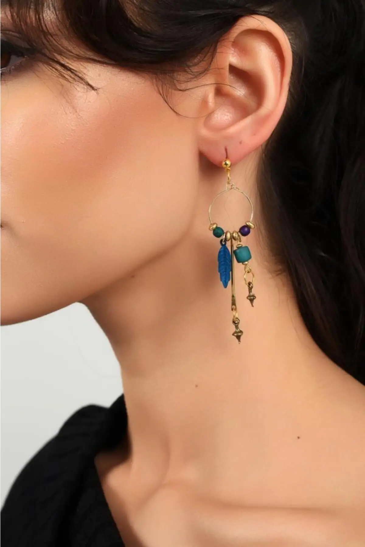 

Аутентичные женские серьги ручной работы (NC)