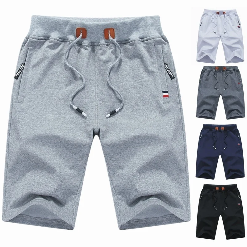 

Summer Casual Men's Knitted Capris Youth Sports Pepe Pants For Men Large Trend Beach Pants Mens Clothing Skinny Street Wear