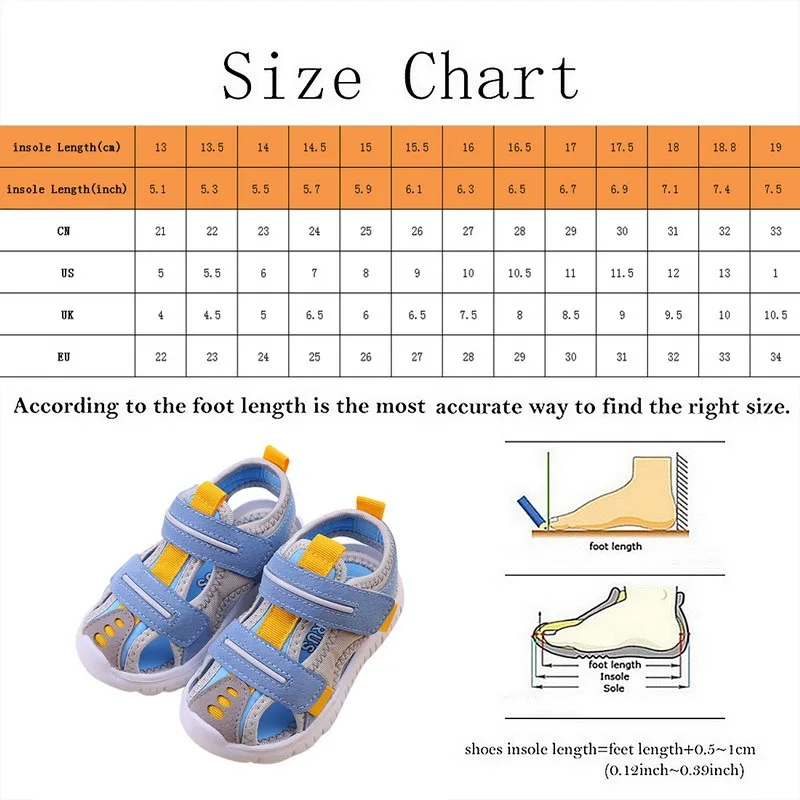 

2021 Summer New Children Casual Beach Sandals Baby Boy Sandals Soft Rubber Sole Anti-slip Boys Girls Sandals Toddler Baby Shoes