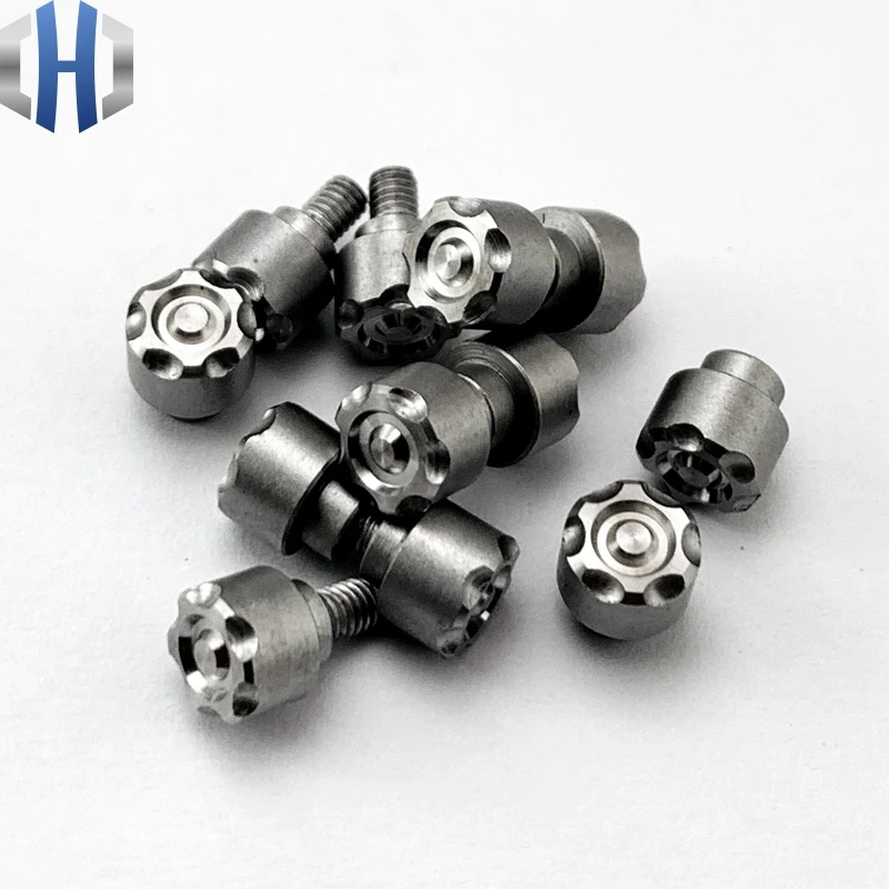 2 шт. дисковый складной нож из нержавеющей стали кнопки с ЧПУ винты для открытия и