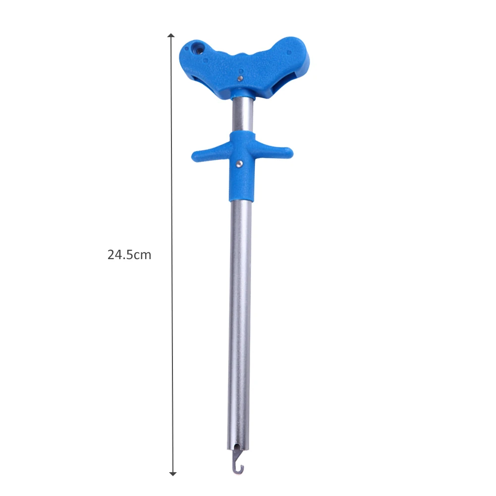 

Fishing Fish Hook Remover Aluminum Alloy Easy Safe Anti Skid Portable T-Type Handle Reach Dehooker Fishing Decoupling Device