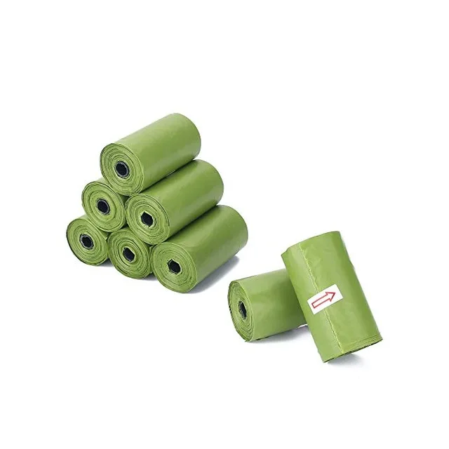 8roll Сумки для собачьих какашек, экологически чистые, для улицы, для дома, для уборки, мешок для мусора, удобные мешки для собачьих какашек 270/690, большое количество - Цвет: 8roll