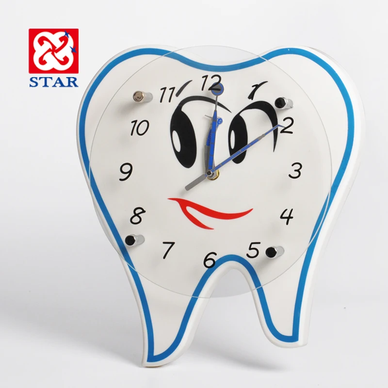 Настенные часы для стоматологической клиники деревянные офисные настенные