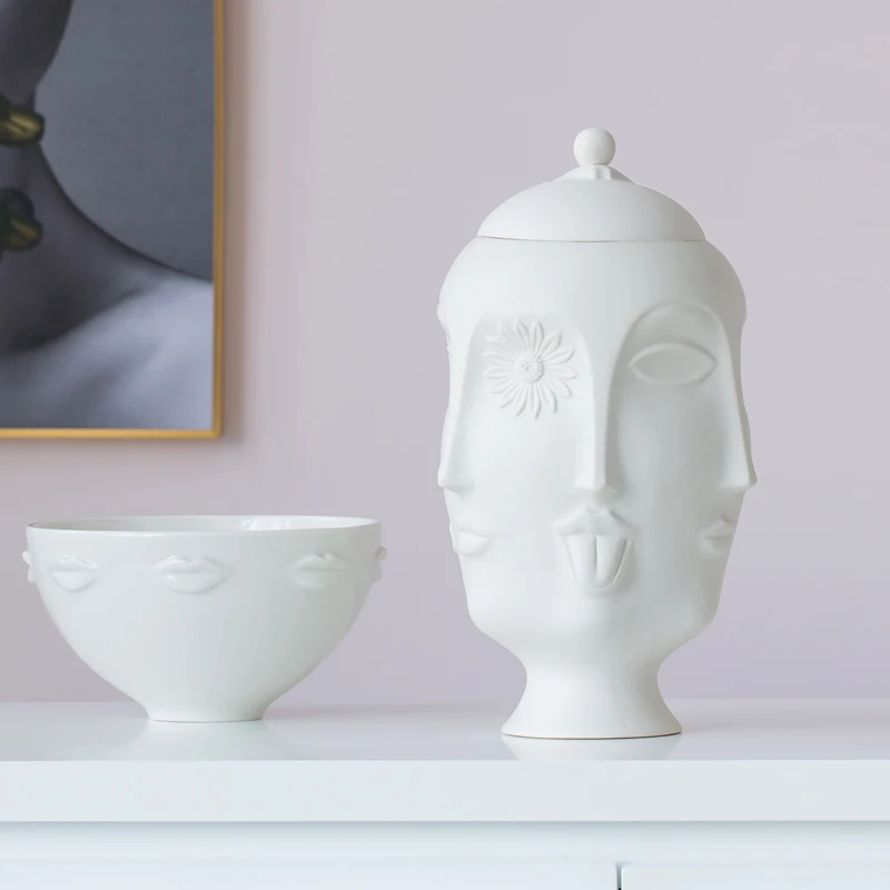 Американская оригинальная многолицевая ваза подарок на новоселье модные товары