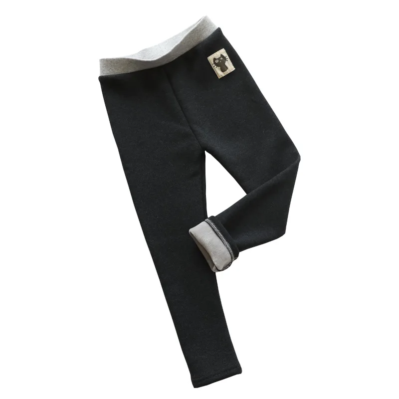 Winter With Velvet  Leggings For Girls Thicken Trousers Baby Girl Warm Leging Casual Pants Sports Leggings For Kids