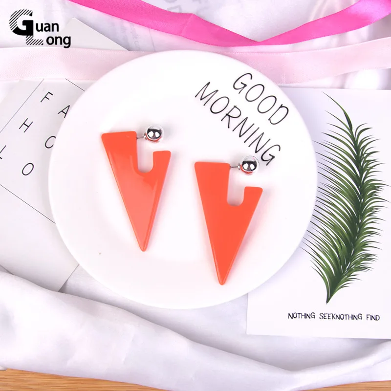 Новые металлические большие полимерные акриловые геометрические треугольные