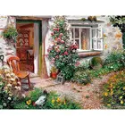 GATYZTORY Рамка DIY живопись по номерам садовый пейзаж Рисование Раскрашивание по номерам современное настенное искусство картина ручной работы