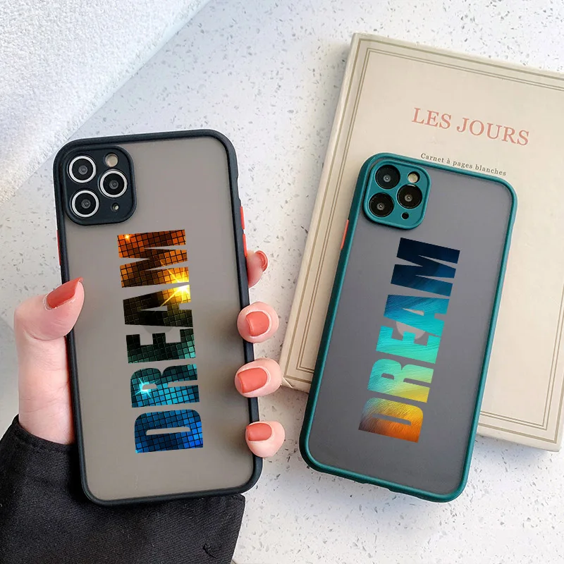 

Gradual Change Dream Phone Case For iPhone 13 12 11 Pro Max Mini XR X S MAX SE 2020 7 8 6S Plus PC hard Shockproof TPU Cover Bag