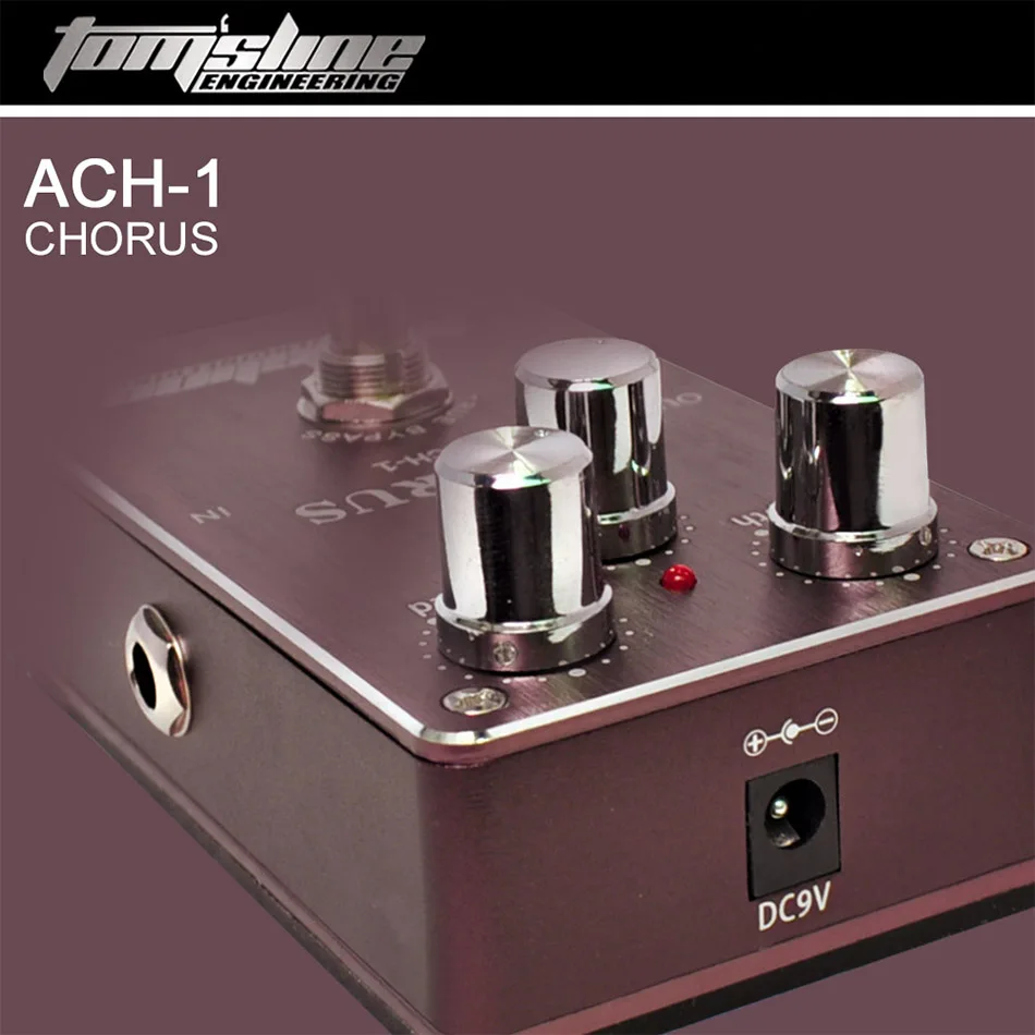 Аромат Tom'sline ACH 1 хор гитара электрическая Guitarra педаль эффектов Низкий Шум