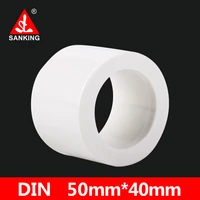 sanking upvc 50mm40mm reducing bushing pvc connectors garden irrigation water pipe adapter fish tank tube joint