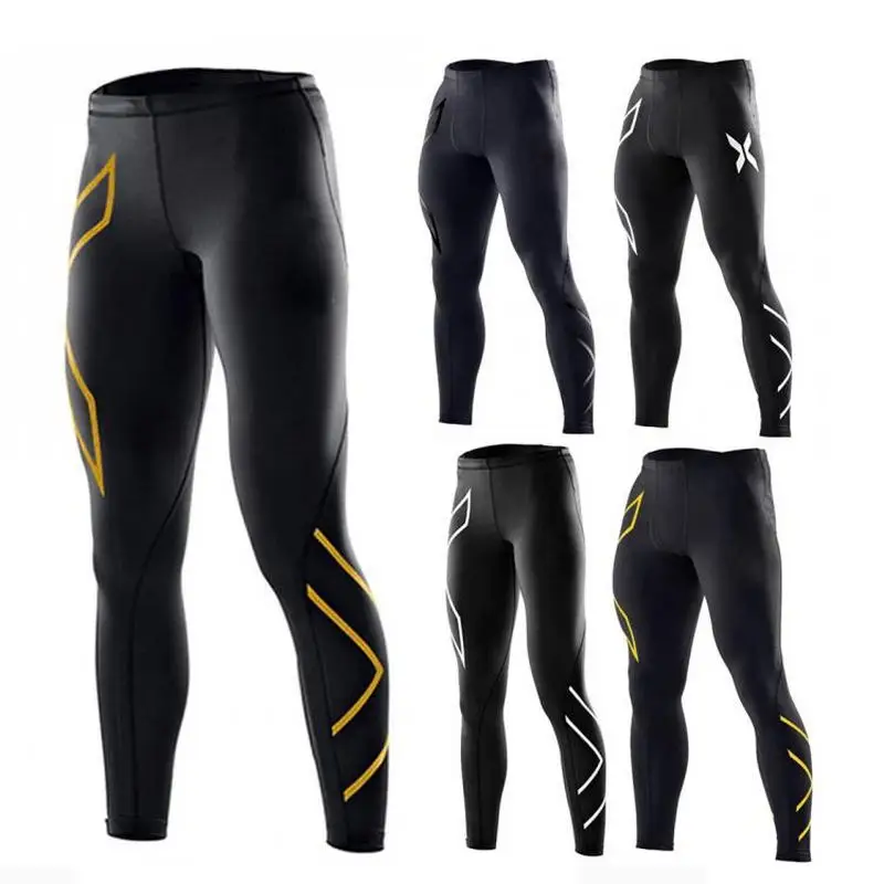 

Men's Compression Pants Male Sportswear Tights Leggings for Running Gym Sport Fitness Training Quick Dry Joggings Workout Pants