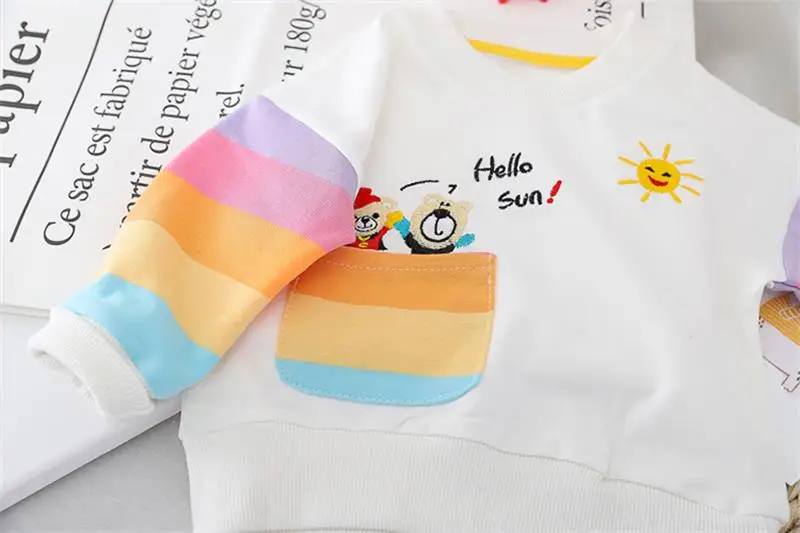 Комплекты одежды для мальчиков и девочек 2020 весенняя одежда малышей детский