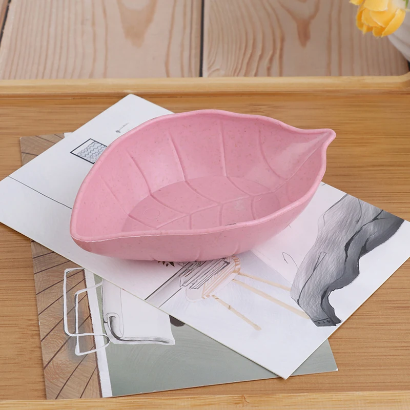 Креативное блюдо в виде листьев детская чаша из пшеничной соломы искусственная