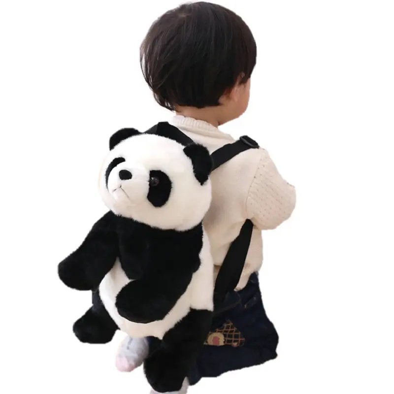 Плюшевый мальчик. Плюшевый рюкзак Панда. Мягкая игрушка Панда с портфелем. Панда мягкая игрушка девочка с сумкой. Игрушка Панда с сумочкой.
