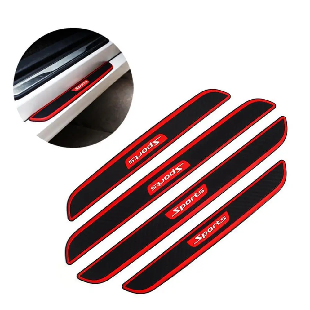 Универсальный резиновый протектор от царапин 1 комплект Накладка на порог