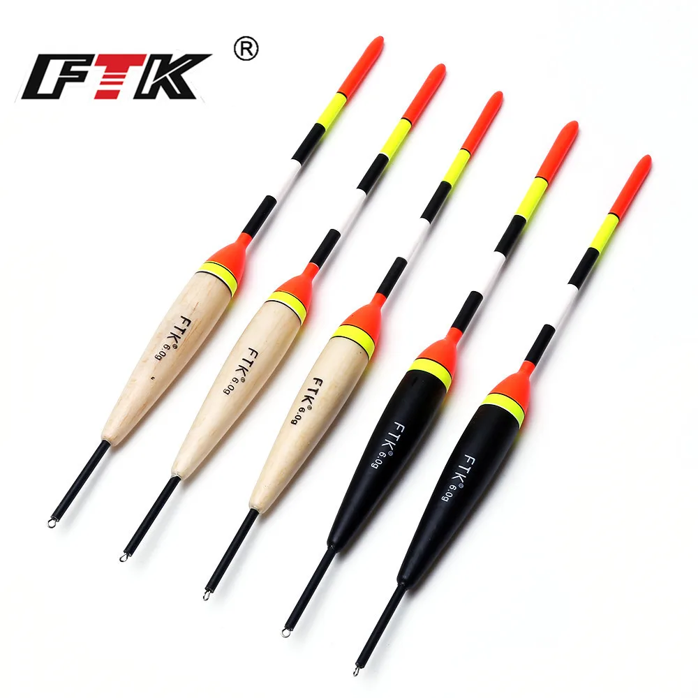 FTK Barguzinsky Fir Light On The Dark 5 шт./лот рыболовный поплавок длиной 19-23 см весом 2-6 г для