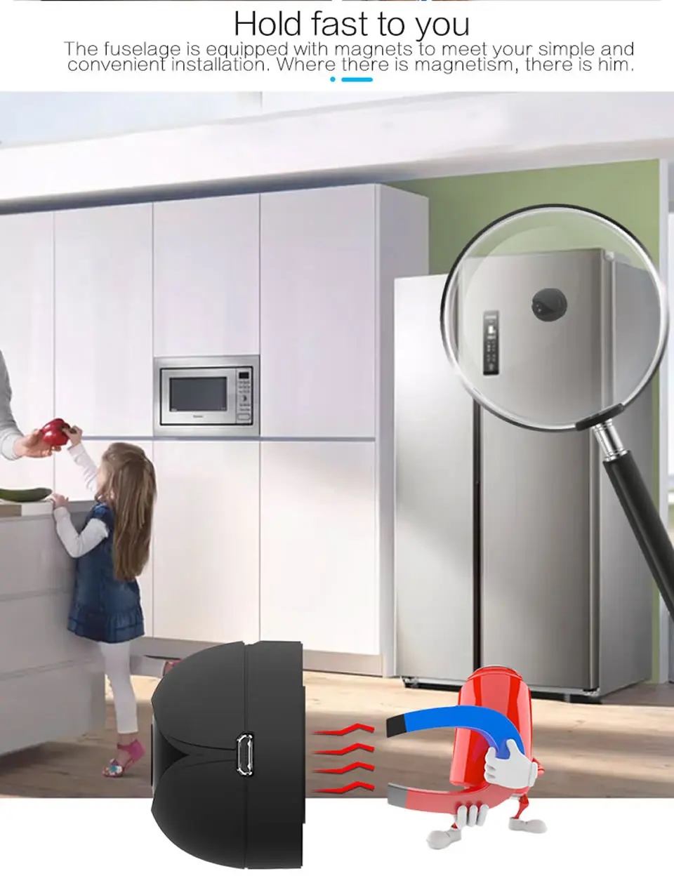 Electop Мини WiFi камера 1080P ИК ночного видения Домашняя безопасность ip-камера CCTV Обнаружение движения Беспроводная радионяня DVR видеокамера
