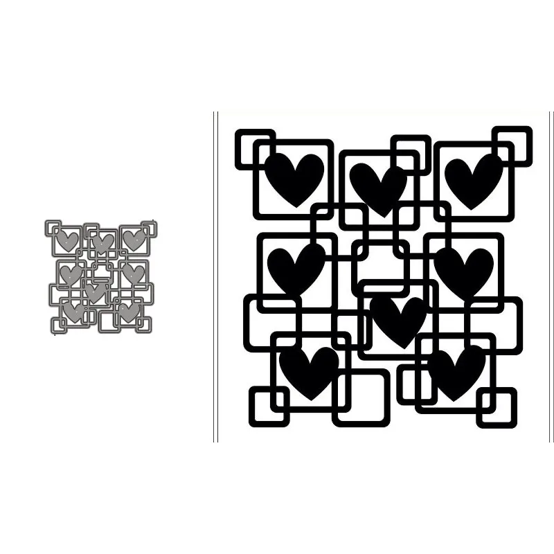 

Metal Cutting Dies Labyrinth Fence Stencils Scrapbooking Embossing DIY Crafts Paper Cards Album Decor Metal Dies Cut